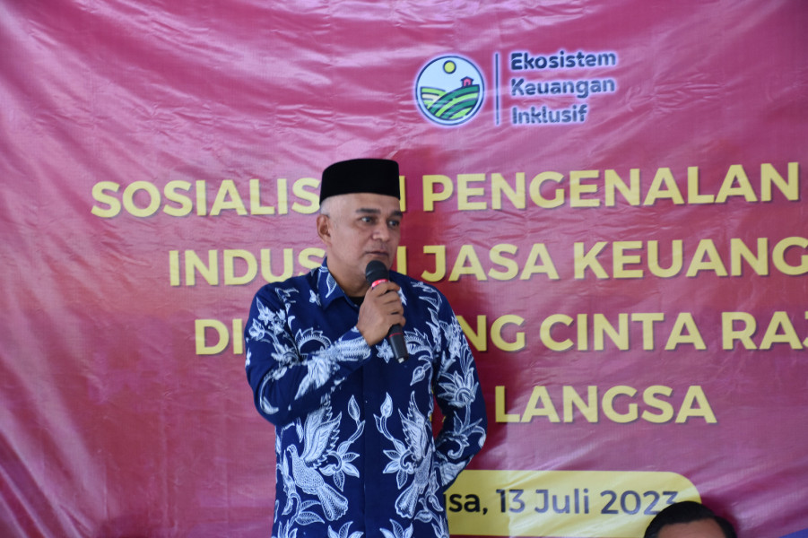 Implementasi program Ekosistem Keuangan Inklusif (EKI) di gampong wisata Cinta Raja.