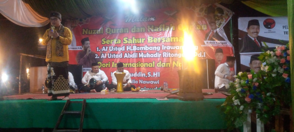 Teuku Syafruddin Ketua DPD BARIGADE Hadiri Acara Nuzulul Qur'an