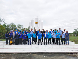 Sempena Hari Pahlawan Nasional, DPD KNPI Kota Dumai Ziarah ke Taman Makam Pahlawan Damai Sentosa