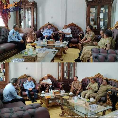 Wali Kota Dumai, H. Paisal Menyambut Hangat Kunjungan Kepala Rutan (Karutan) Kelas IIB Dumai Bastian Manalu
