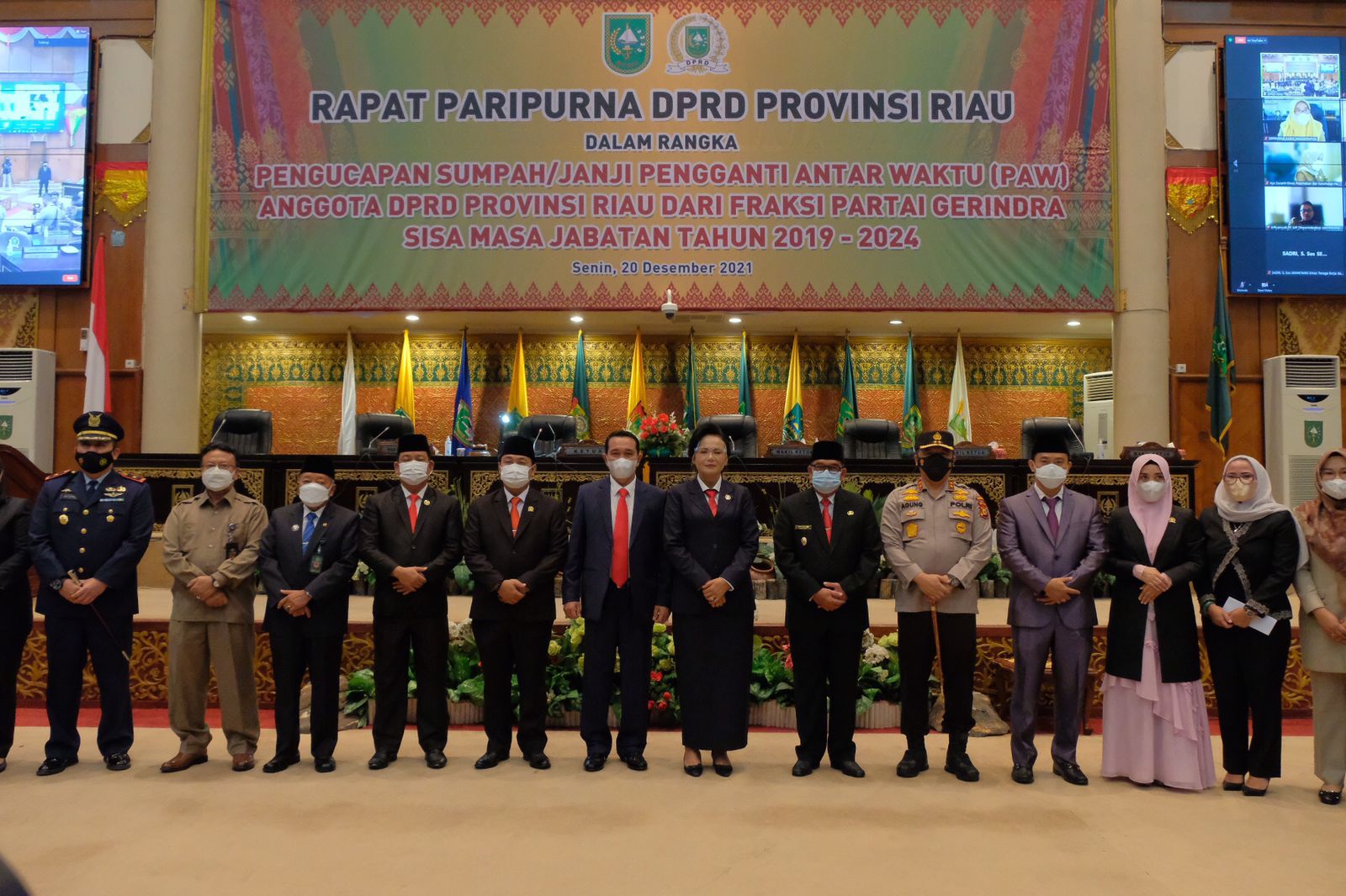 Sampaikan Pidato Pada Sidang Paripurna DPRD, Irjen Agung Setia : Terimakasih Masyarakat Riau.