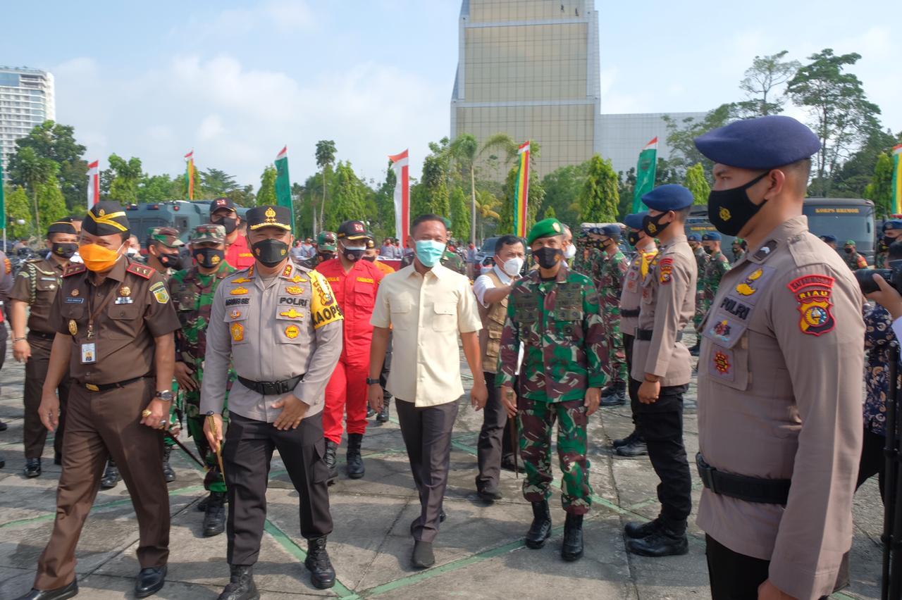 Komitmen Polda Riau Tangani Korhutla,Proses 9 Tersangka