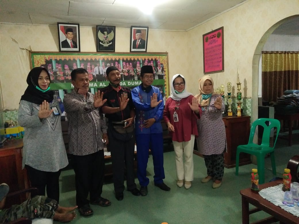LPAI Provp Riau dan Pimda Lembaga K.P.K , Menyambangi MTs Yayasan Al-Huda Kota Dumai terkait masalah Perlindungan Anak