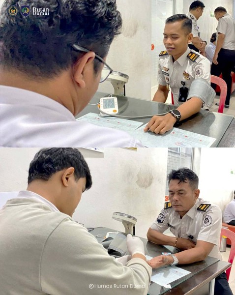 Rutan Dumai Gelar Donor Darah dalam Rangka HBP ke-62