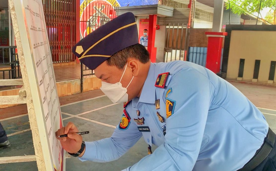 Minta  Komitmen  Petugas, Rutan Kelas IIB Dumai Laksanakan  Deklarasi Janji  Kinerja