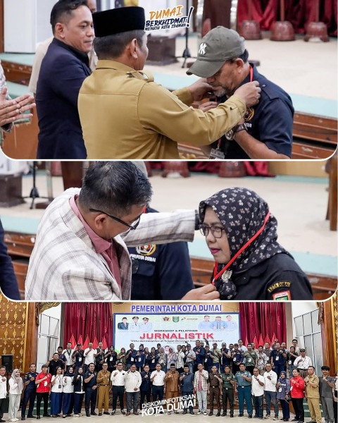 Wakil Wali Kota Dumai Sugiyarto Secara Resmi Membuka Workshop dan Pelatihan Jurnalistik