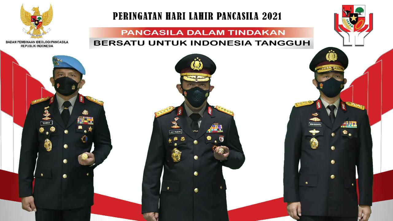 Hari Lahir Pancasila,Kapolri:Bersatu dan Gotong Royong Melawan Covid-19