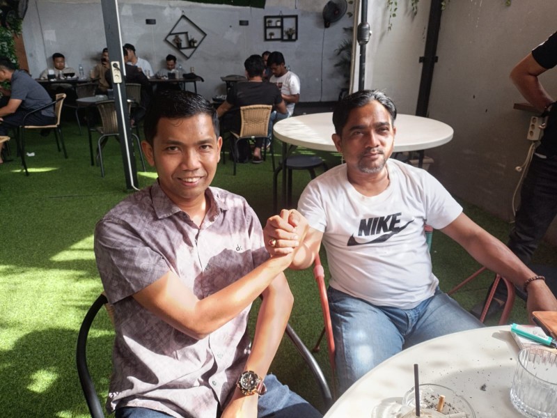 Ketua JMSI Jaringan Media Siber Indonesia Ahmad Dahlan Ucapkan Selamat Kepada AKJ Sebagai Ketua KONI Kota Dumai.