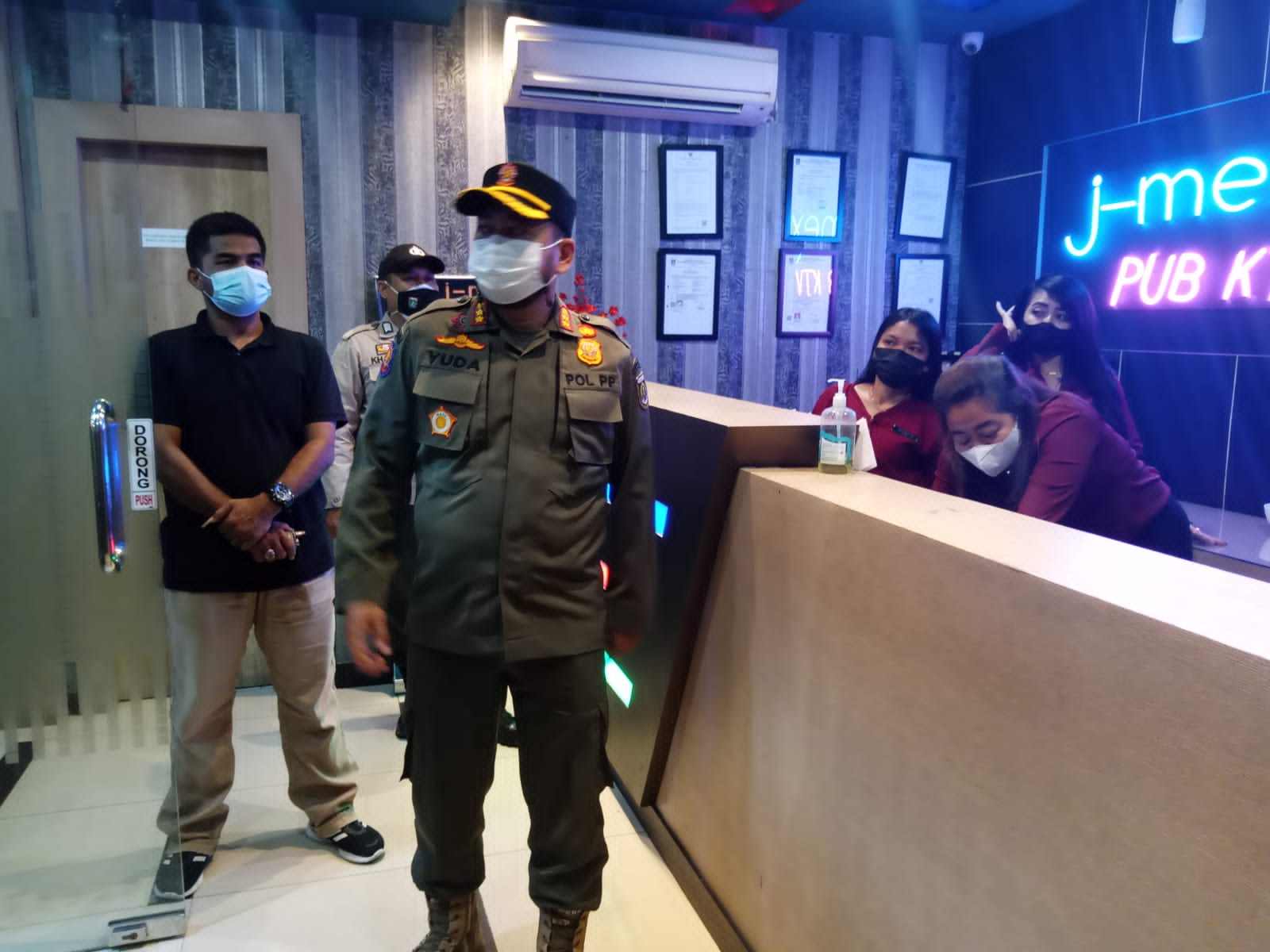 Kepala Satpol PP Yuda Pratama Putera,  Jika Membandel, Tempat Hiburan Malam Akan Ditindak Tegas