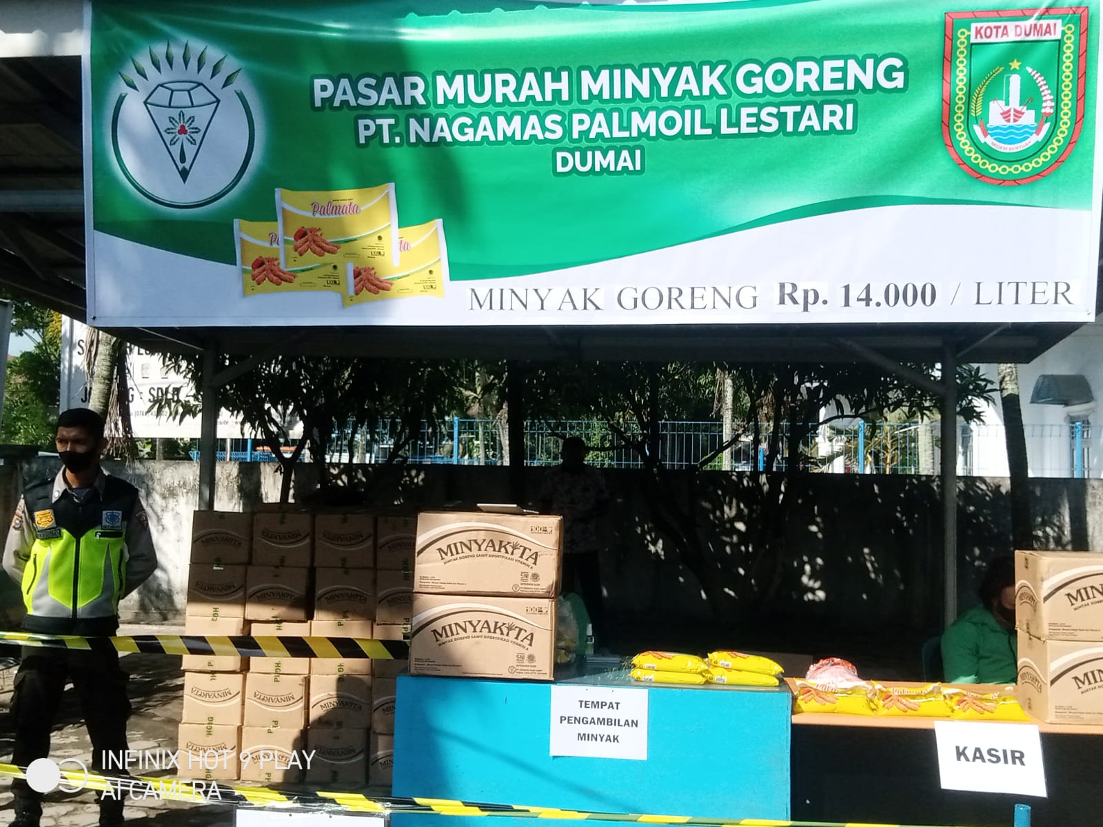PT.Naga Mas Bekerja Sama Dengan Pemko Dumai Mengadakan kegiatan Pasar Murah.