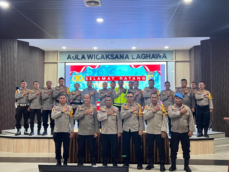 Tim Pamatwil Ops Lilin Lancang Kuning 2025 Polda Riau Periksa Kesiapsiagaan Pengamanan di Polres Dumai