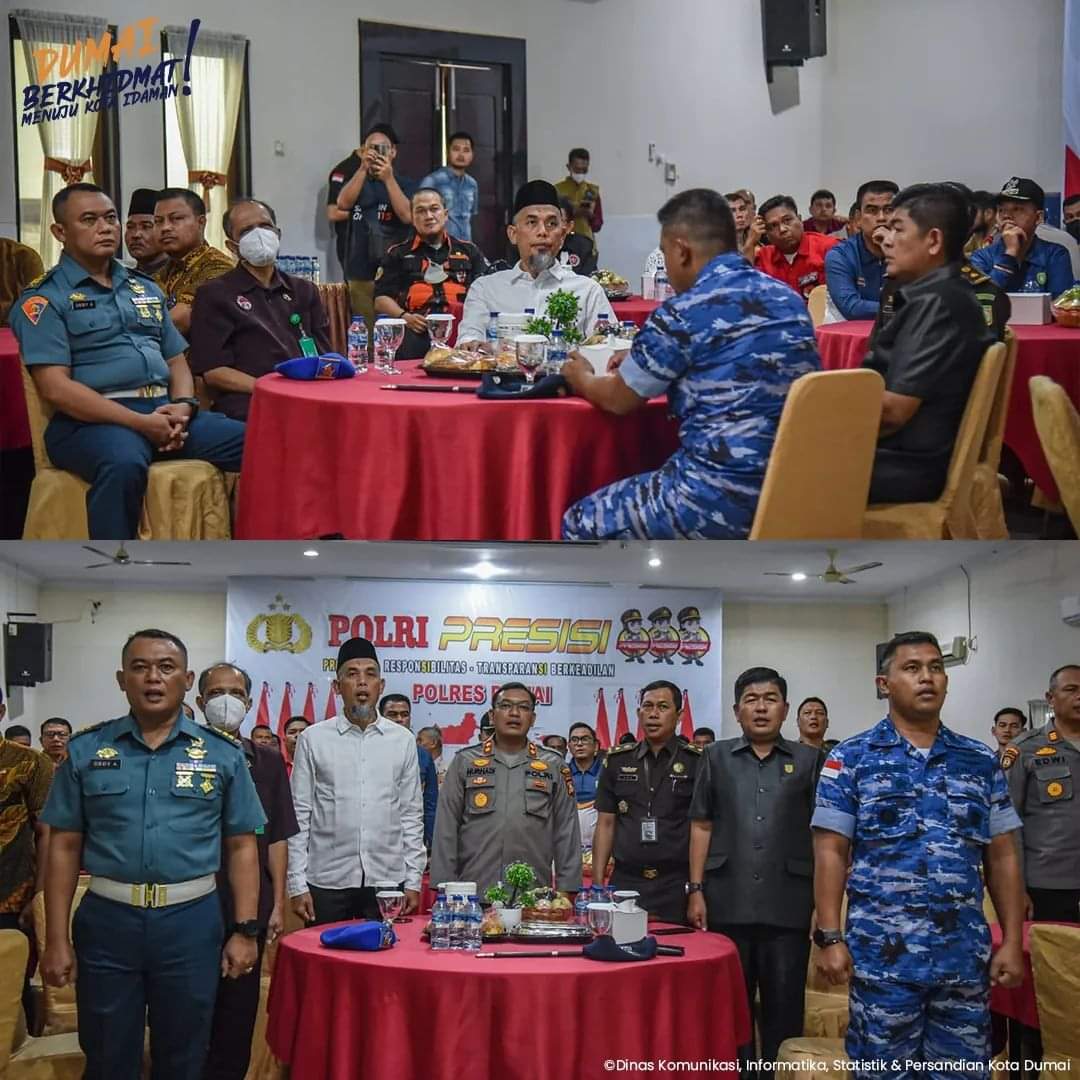 Wali Kota Dumai, H. Paisal Menghadiri Rapat Koordinasi (Rakor) Persiapan Pengamanan Natal Dan Tahun Baru (Nataru) 2023
